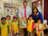 Alcalde visita Jardín Infantil “Las Campanitas”